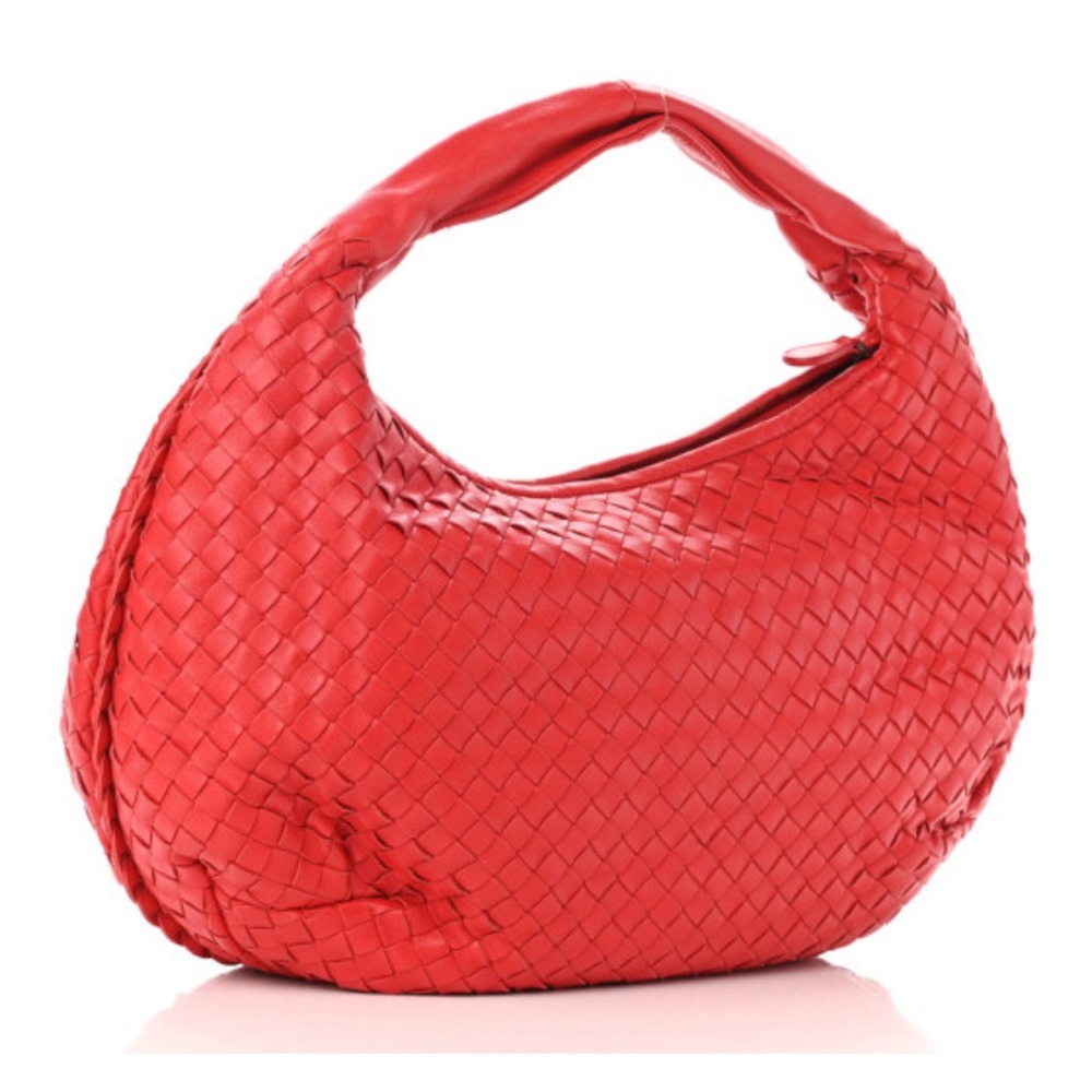 AUTHENTIC BOTTEGA VENETA Nappa Intrecciato Medium Belly Veneta Hobo in